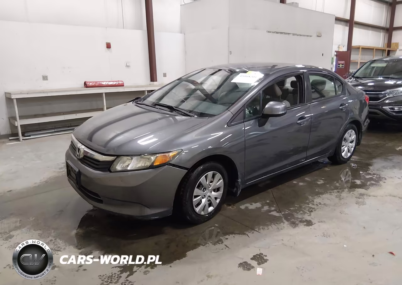 2012 Honda Civic Lx VIN:2HGFB2F5XCH600495 - 2