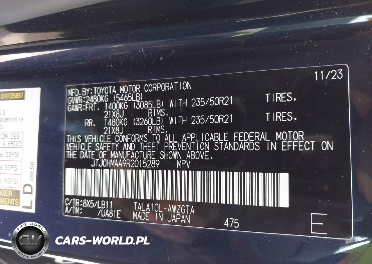 2024 Lexus Rx 350 Premium Plus VIN:JTJCHMAA9R2015289 - 9