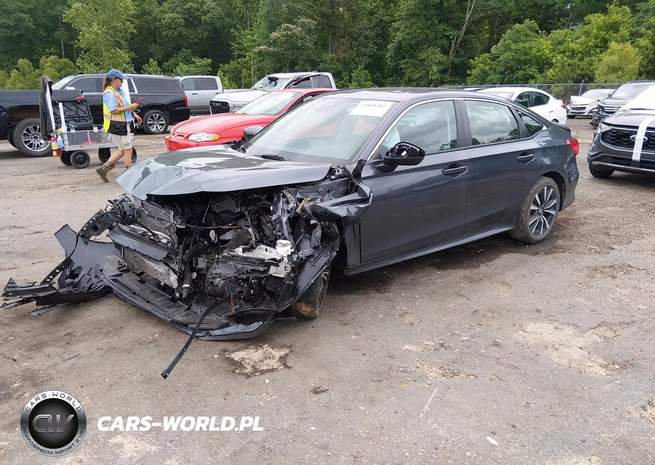 2022 Honda Civic Ex VIN:JHMFE1F79NX006737 - 2