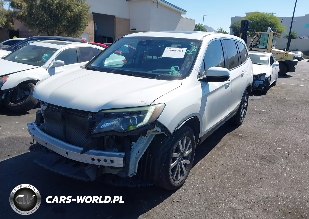 2019 Honda Pilot Ex-L VIN:5FNYF5H54KB006645 - 2