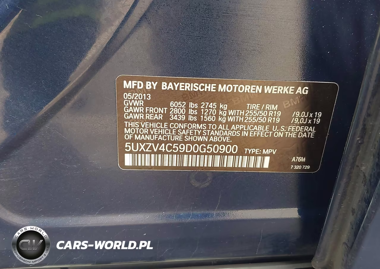 2013 BMW X5 xDrive35I-xDrive35I Premium-xDrive35I Sport Activity VIN:5UXZV4C59D0G50900 - 9