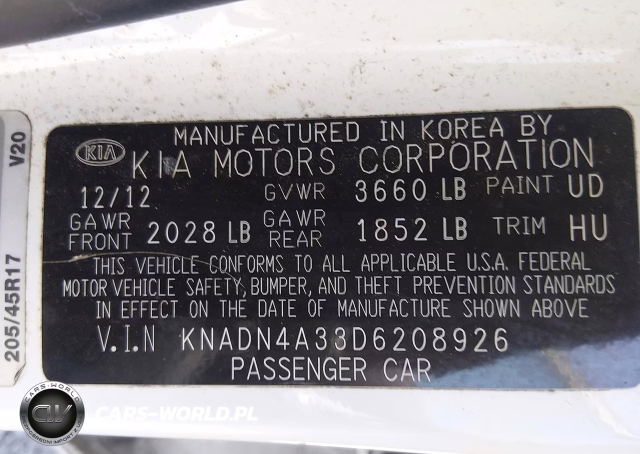 2013 Kia Rio Sx VIN:KNADN4A33D6208926 - 9