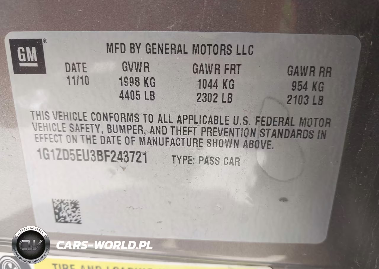 2011 Chevrolet Malibu 2Lt VIN:1G1ZD5EU3BF243721 - 9