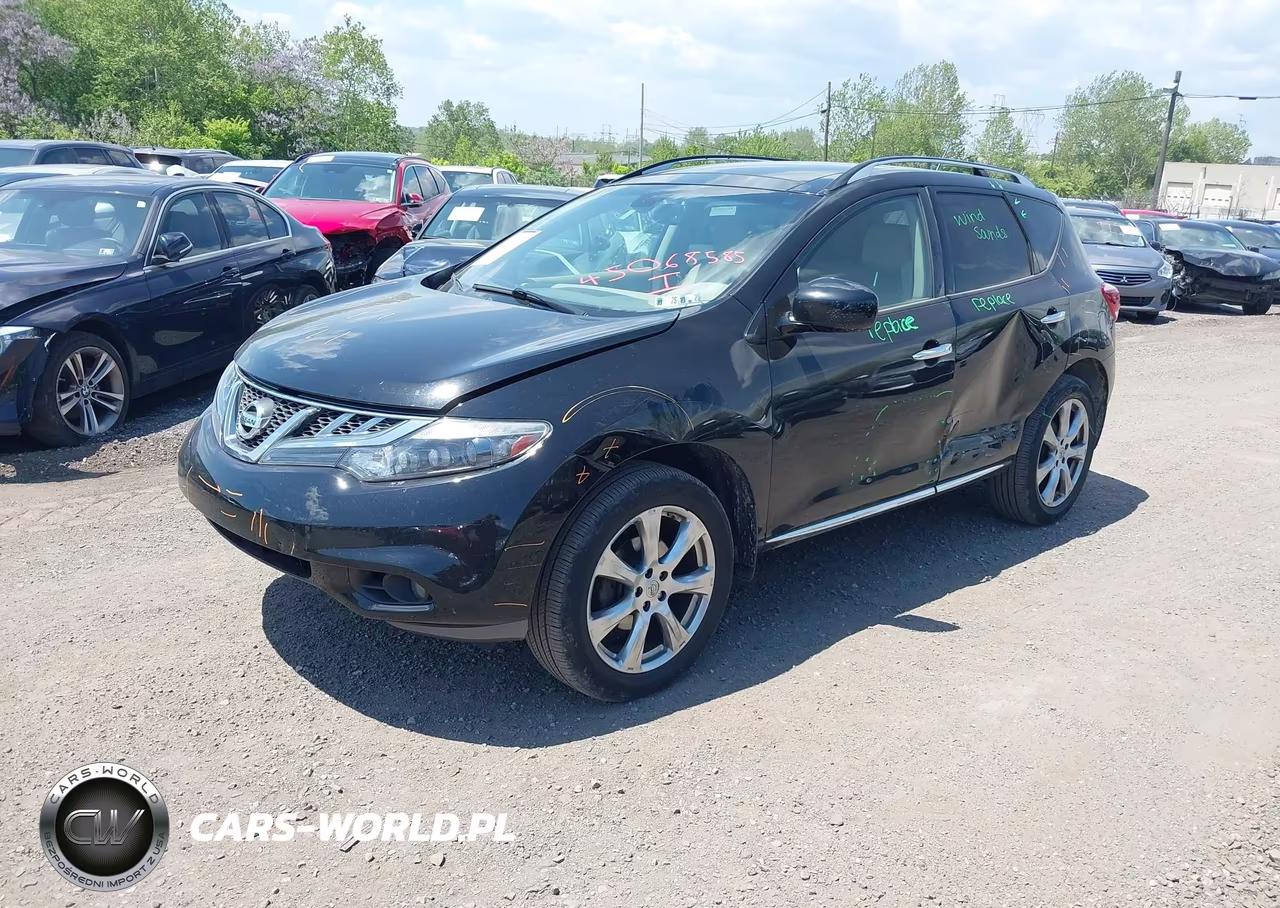 2012 Nissan Murano Le VIN:JN8AZ1MW0CW202440 - 2