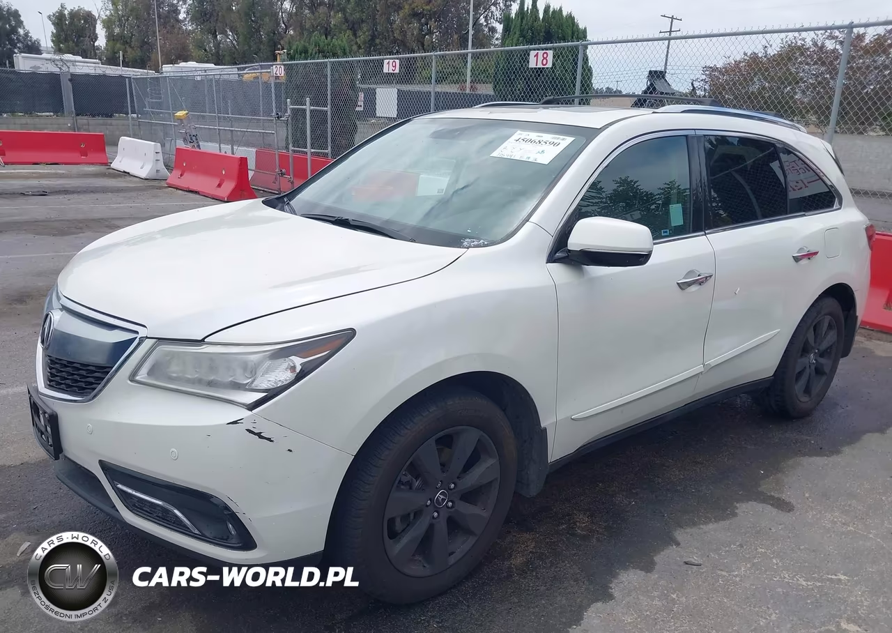 2015 Acura Mdx Advance Pkg W-Entertainment Pkg VIN:5FRYD4H89FB027408 - 2