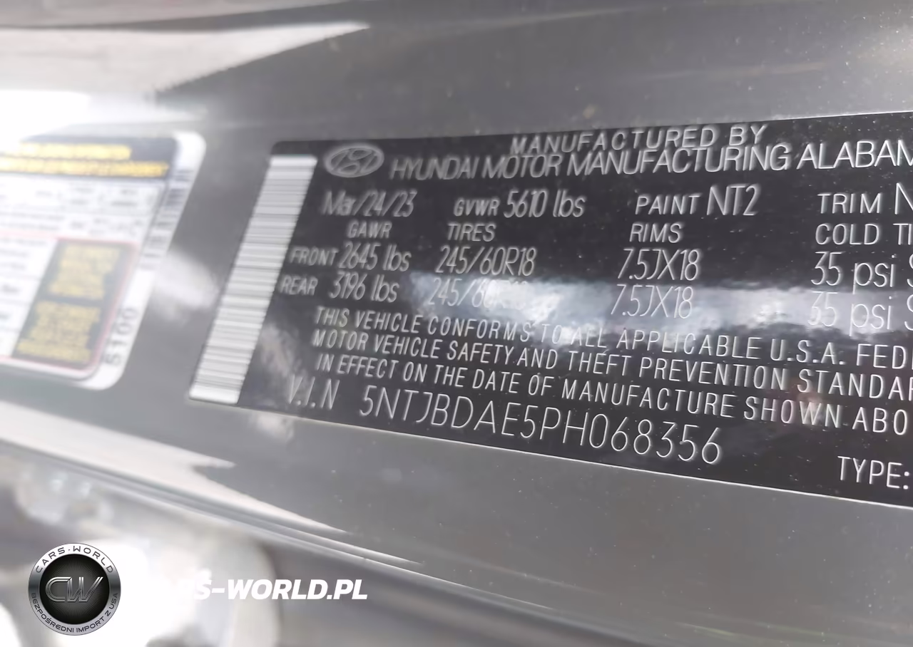2023 Hyundai Santa Cruz Sel VIN:5NTJBDAE5PH068356 - 9