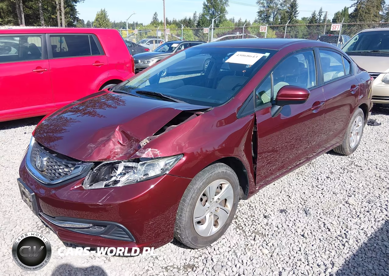 2015 Honda Civic Lx VIN:2HGFB2F5XFH539427 - 2