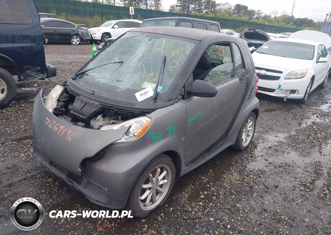2013 Smart Fortwo Pure VIN:WMEEJ3BA9DK664285 - 2