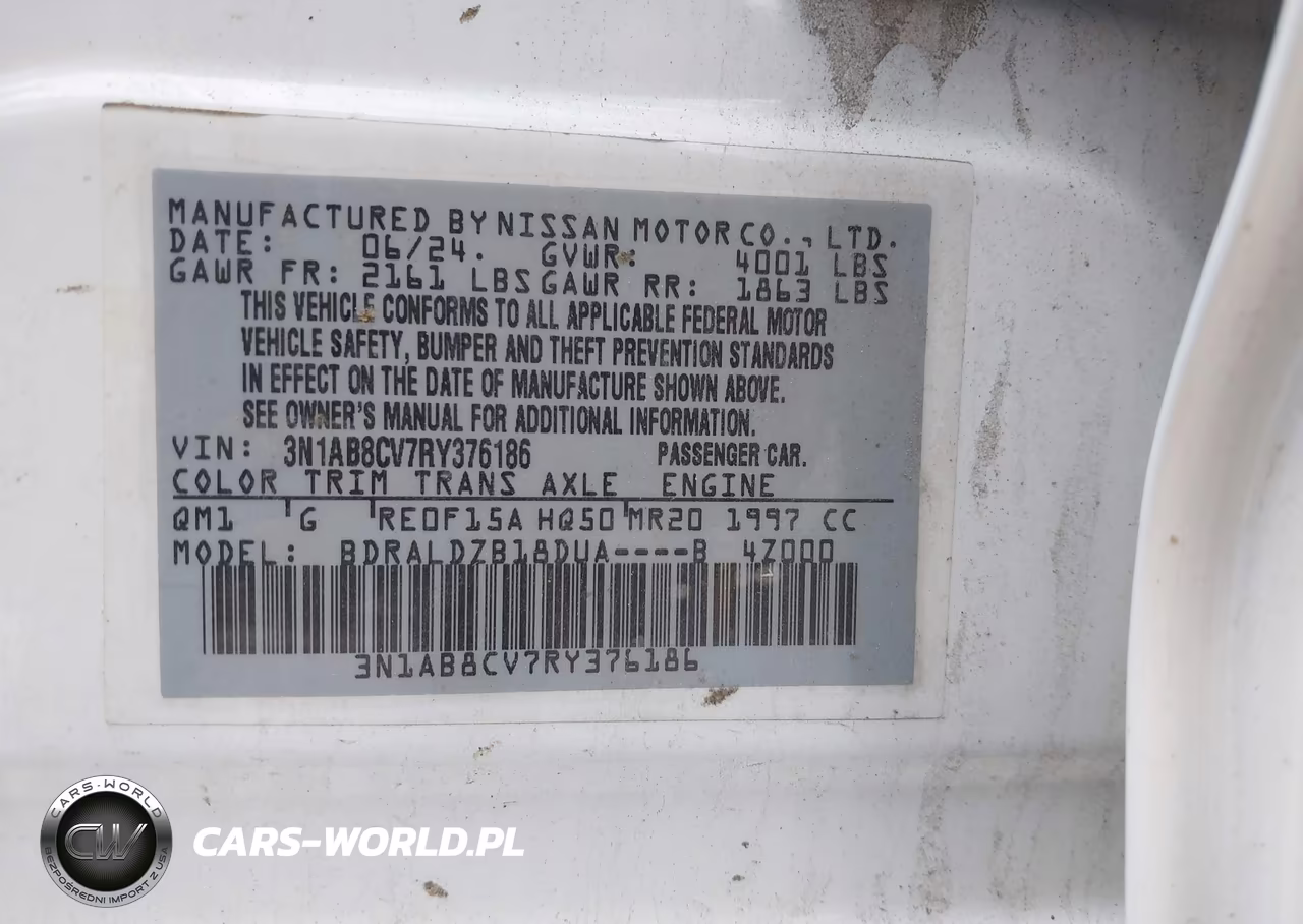 2024 Nissan Sentra Sv Xtronic Cvt VIN:3N1AB8CV7RY376186 - 9