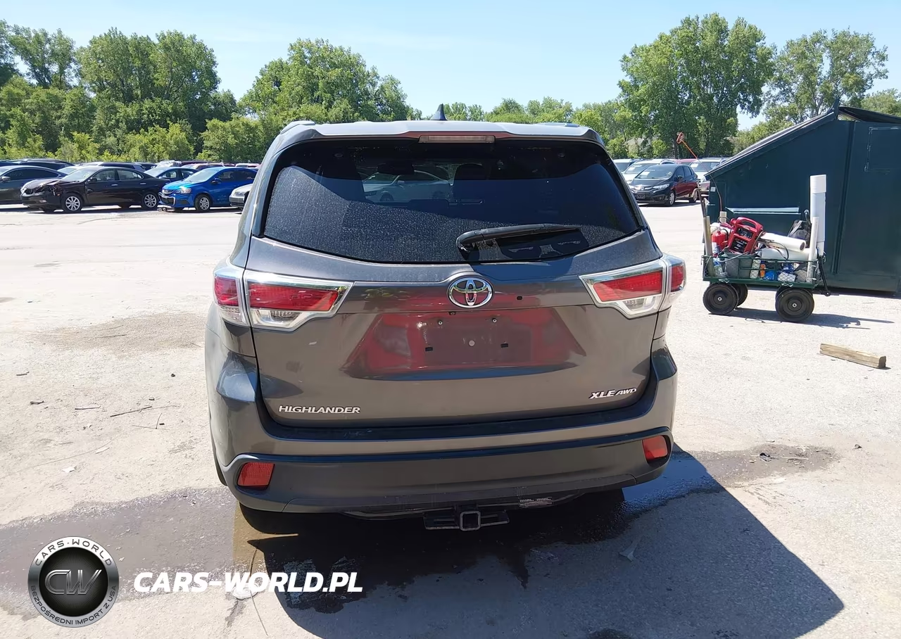 2014 Toyota Highlander Xle V6 VIN:5TDJKRFH9ES015228 - 16