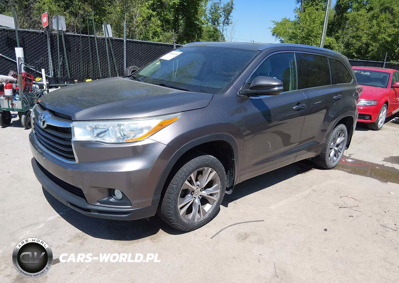 2014 Toyota Highlander Xle V6 VIN:5TDJKRFH9ES015228 - 2