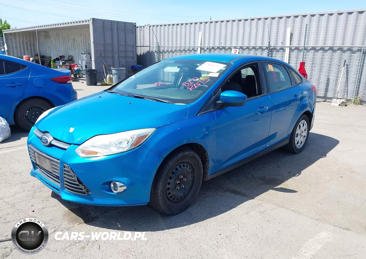 2012 Ford Focus Se VIN:1FAHP3F24CL362785 - 2