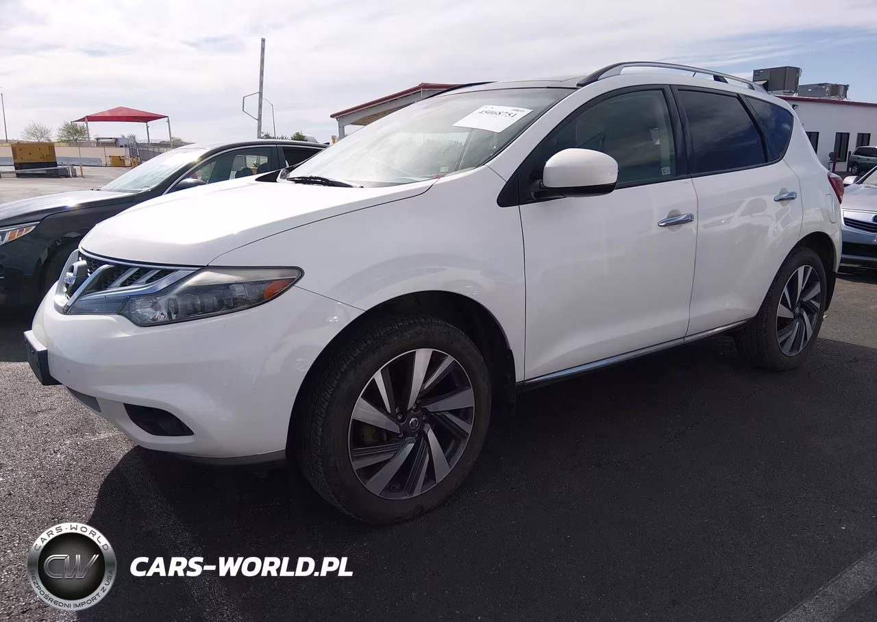 2012 Nissan Murano Le VIN:JN8AZ1MW2CW220101 - 2