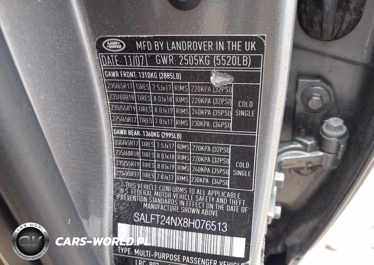 2008 Land Rover Lr2 Hse VIN:SALFT24NX8H076513 - 9