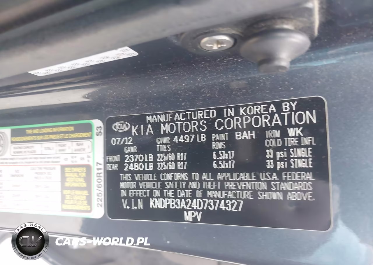 2013 Kia Sportage Lx VIN:KNDPB3A24D7374327 - 9