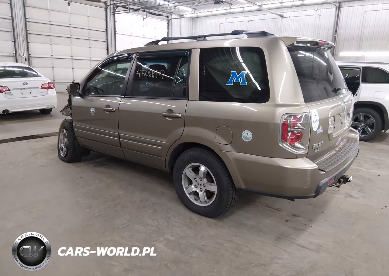 2008 Honda Pilot Ex-L VIN:5FNYF18538B041422 - 3