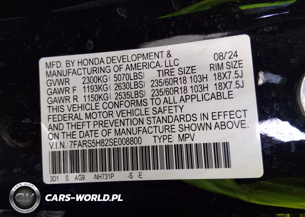 2025 Honda Cr-V Sport-L VIN:7FARS5H82SE008800 - 9