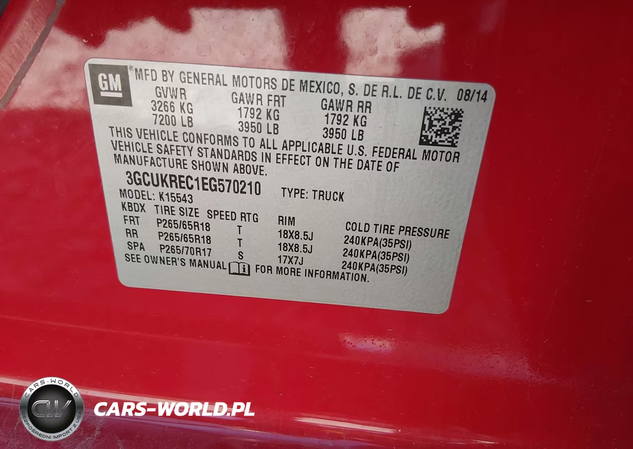 2014 Chevrolet Silverado 1500 1Lt VIN:3GCUKREC1EG570210 - 9