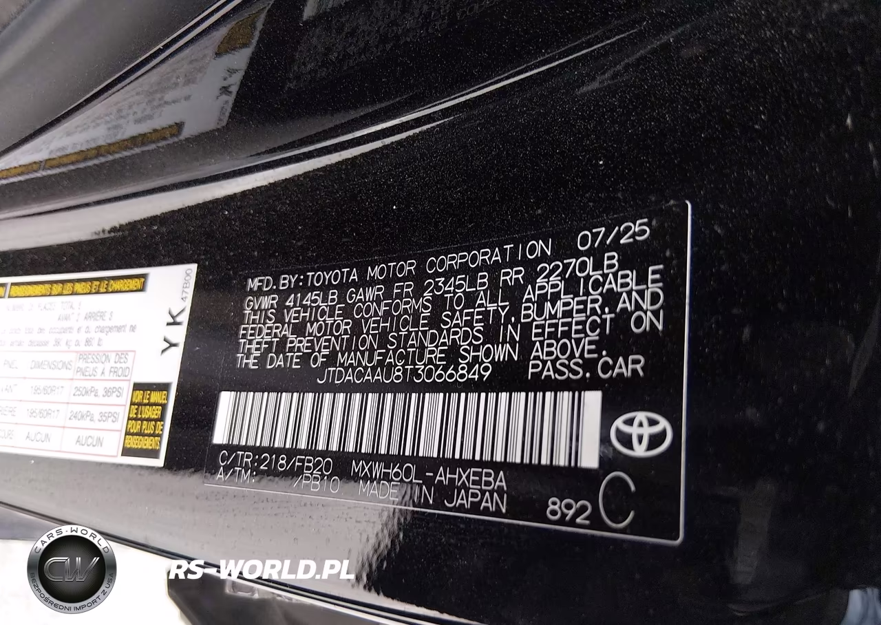 2026 Toyota Prius Le VIN:JTDACAAU8T3066849 - 9