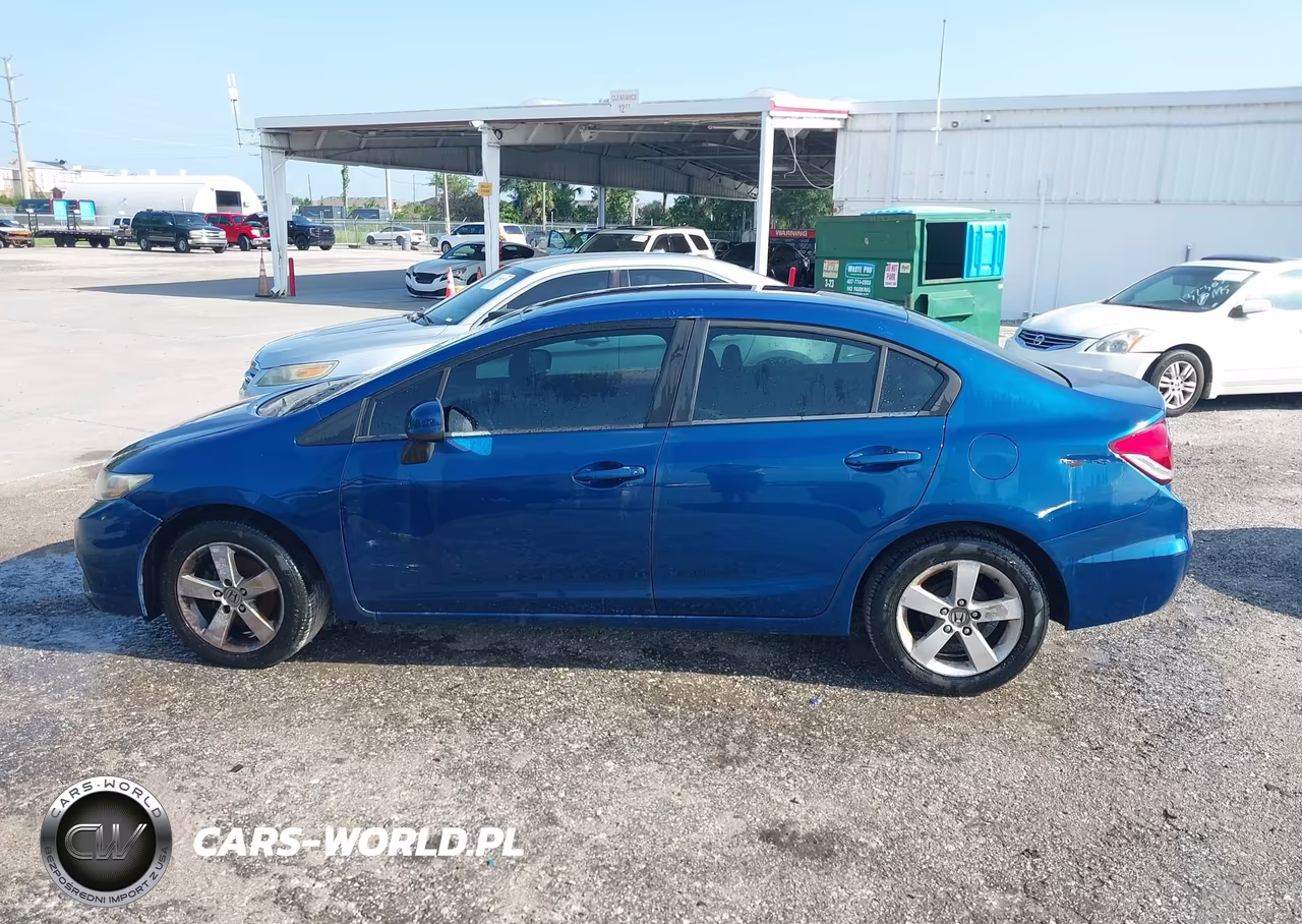 2013 Honda Civic Lx VIN:19XFB2F57DE086875 - 14