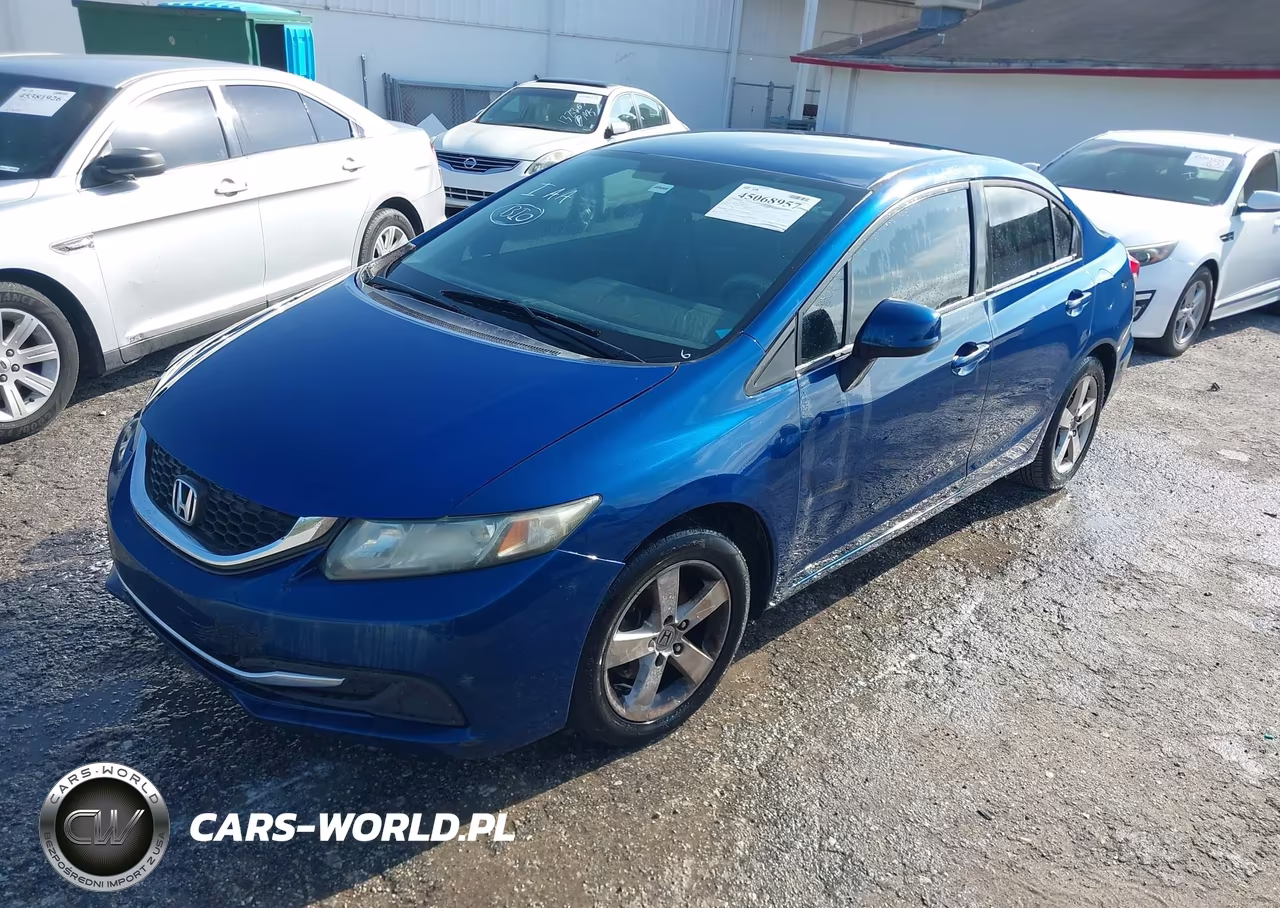 2013 Honda Civic Lx VIN:19XFB2F57DE086875 - 2