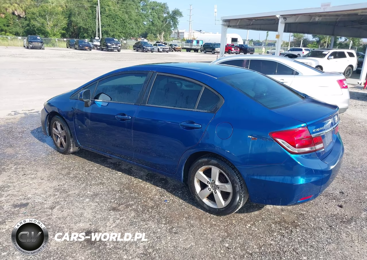 2013 Honda Civic Lx VIN:19XFB2F57DE086875 - 3
