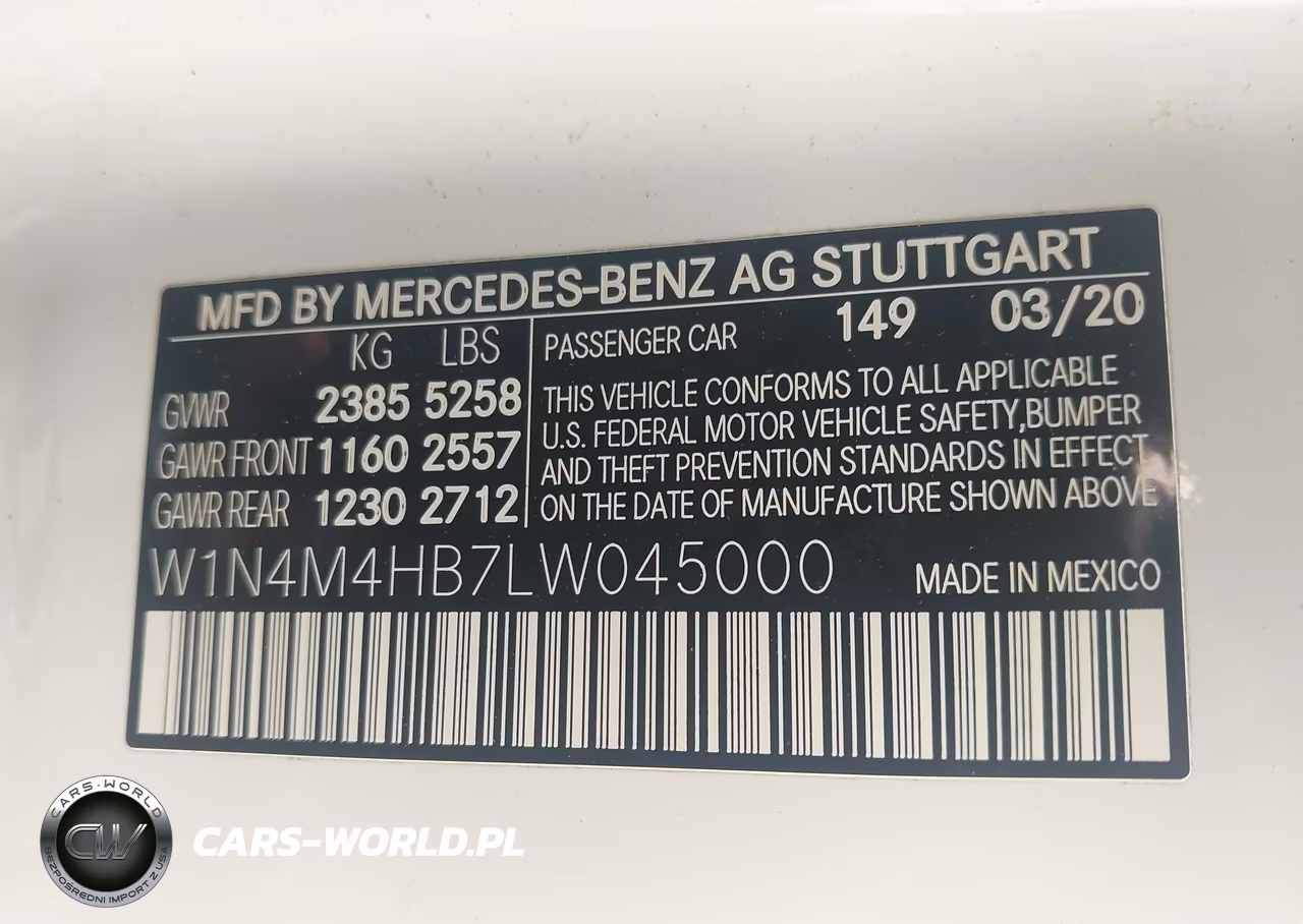 2020 Mercedes-Benz Glb 250 4Matic VIN:W1N4M4HB7LW045000 - 8