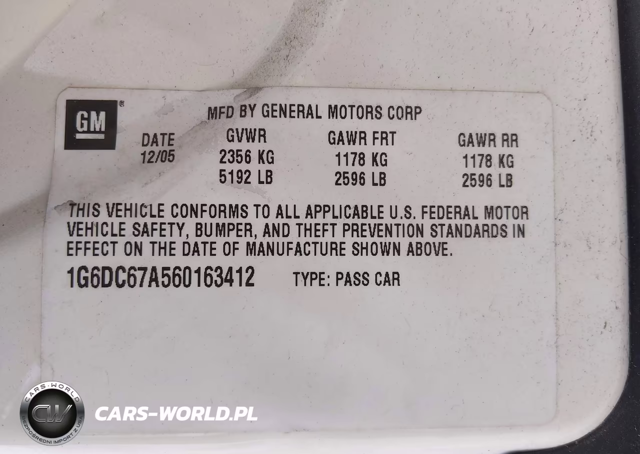 2006 Cadillac Sts V8 VIN:1G6DC67A560163412 - 9