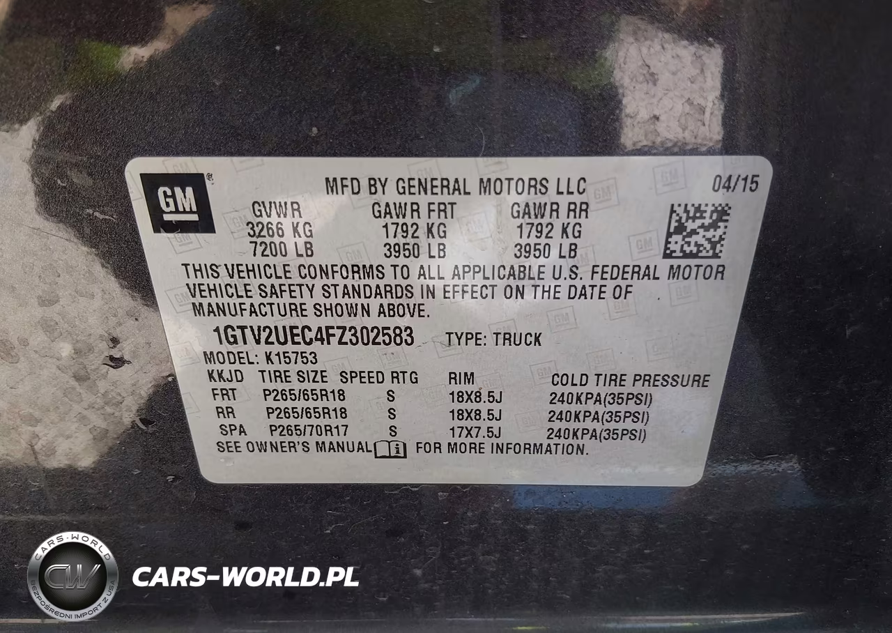 2015 GMC Sierra 1500 Sle VIN:1GTV2UEC4FZ302583 - 9