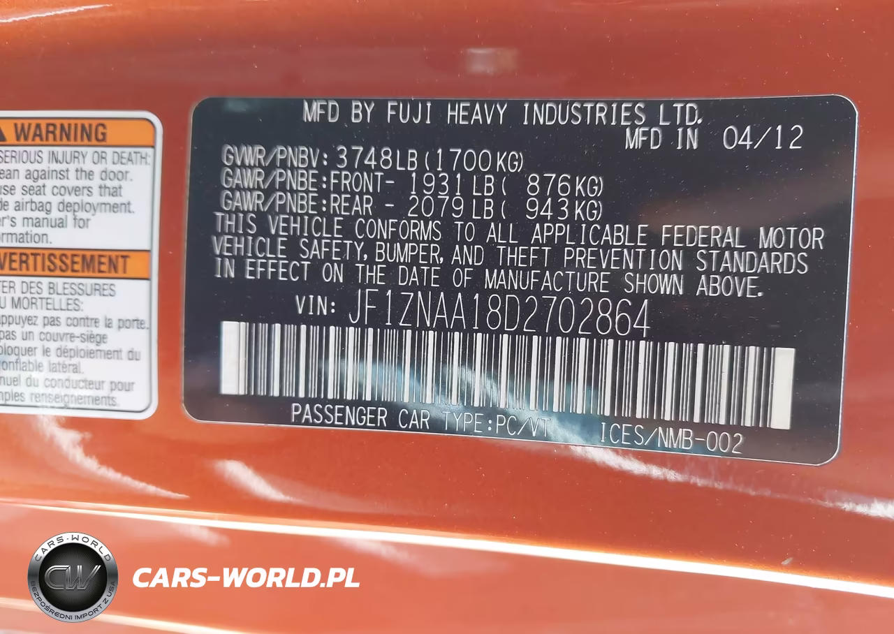 2013 Scion Fr-S VIN:JF1ZNAA18D2702864 - 9