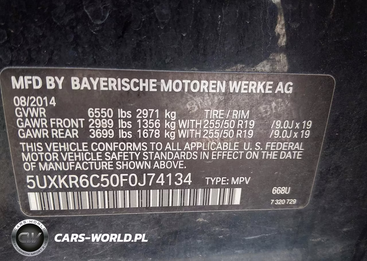 2015 BMW X5 xDrive50I VIN:5UXKR6C50F0J74134 - 9
