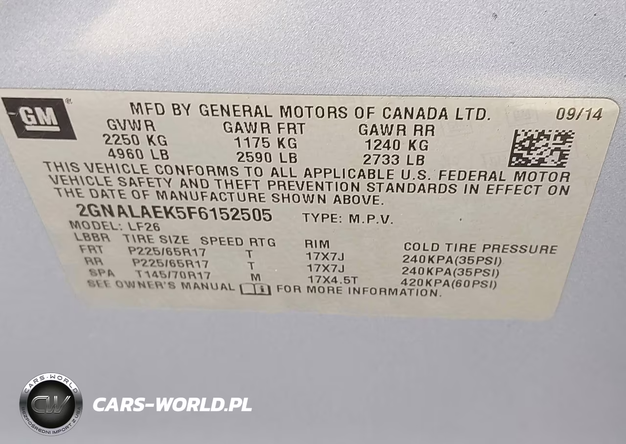 2015 Chevrolet Equinox Ls VIN:2GNALAEK5F6152505 - 9