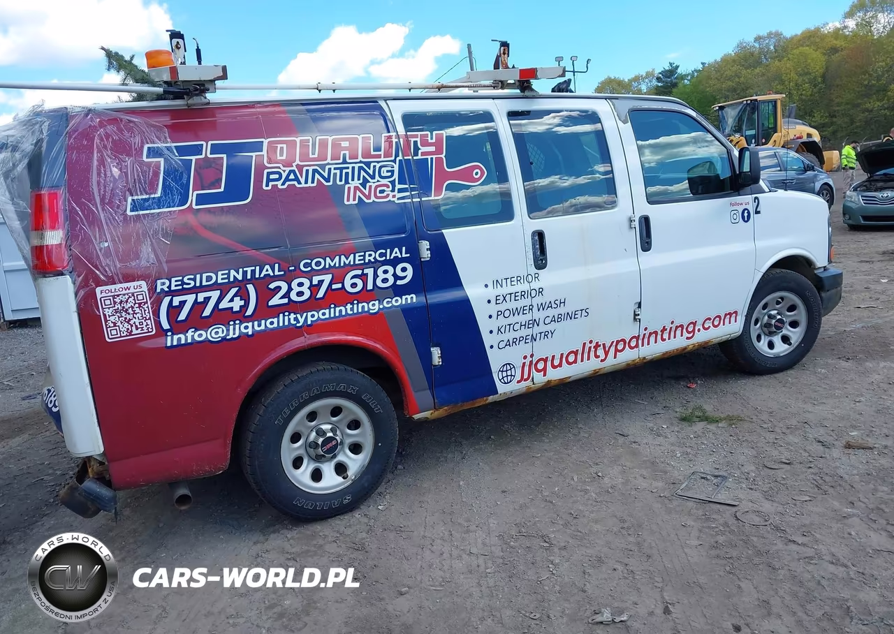 2010 GMC Savana 1500 Work Van VIN:1GTUHAD48A1142346 - 4