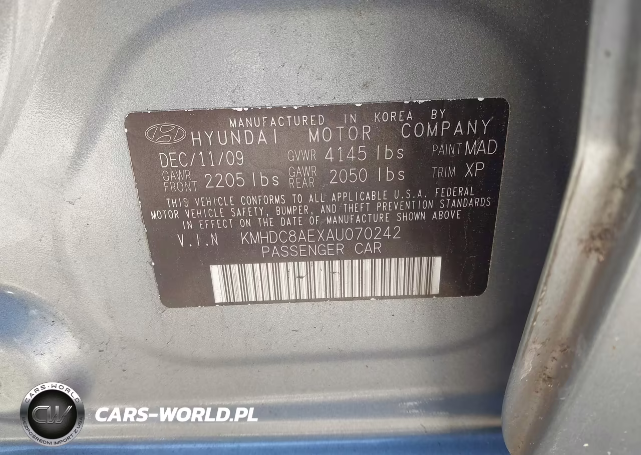 2010 Hyundai Elantra Touring Se VIN:KMHDC8AEXAU070242 - 9