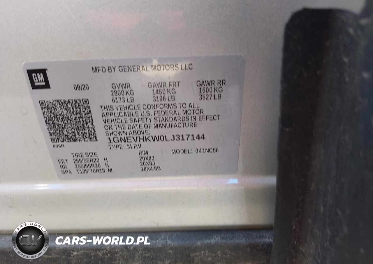 2020 Chevrolet Traverse Awd Lt Leather VIN:1GNEVHKW0LJ317144 - 9