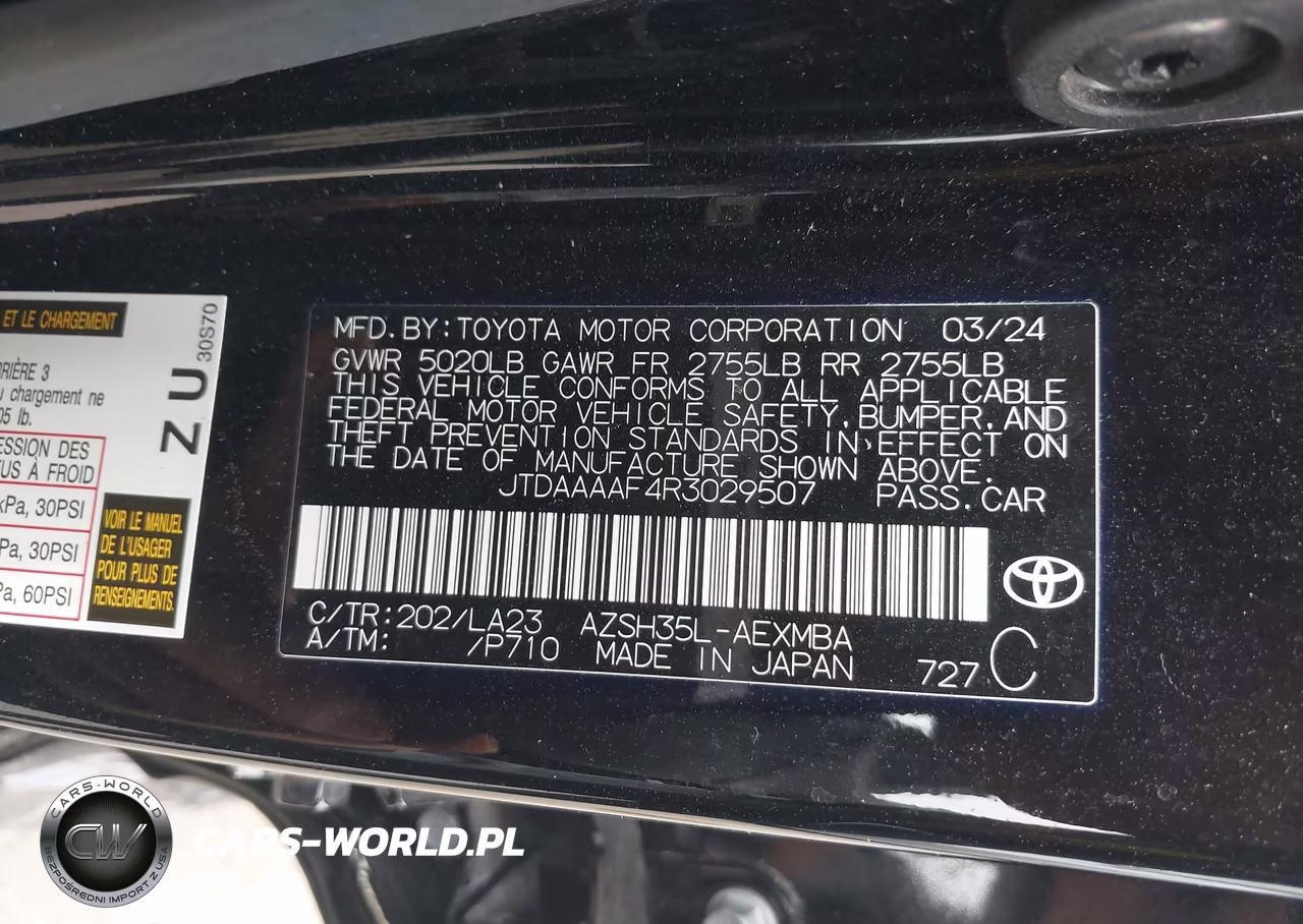 2024 Toyota Crown Limited VIN:JTDAAAAF4R3029507 - 9