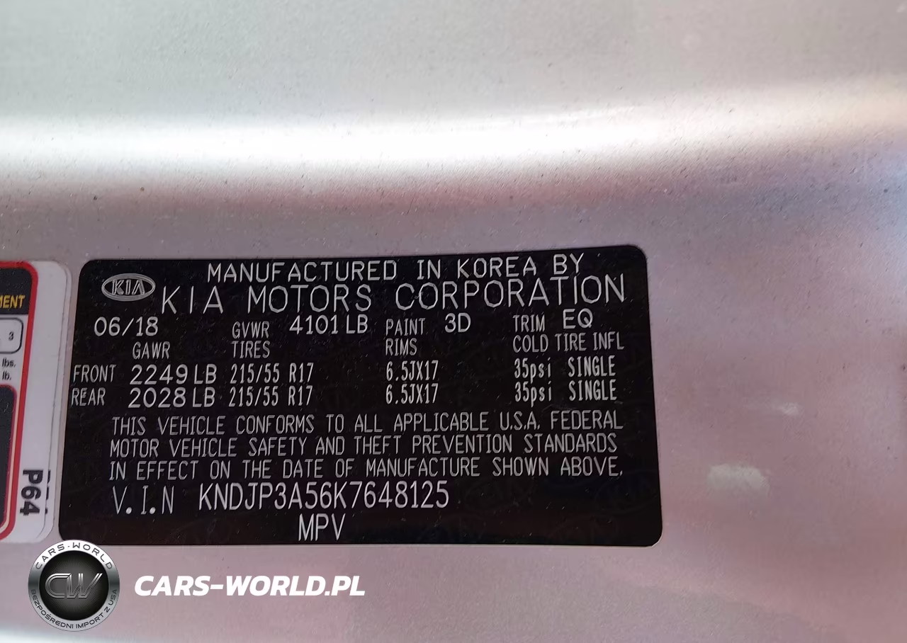 2019 Kia Soul + VIN:KNDJP3A56K7648125 - 9