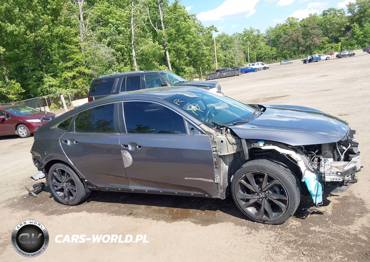 2019 Honda Civic Sport VIN:2HGFC2F89KH503925 - 14