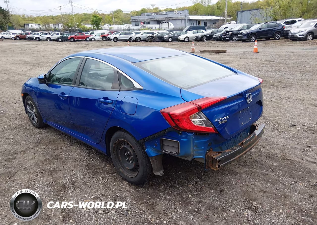 2020 Honda Civic Lx VIN:2HGFC2F67LH566599 - 3