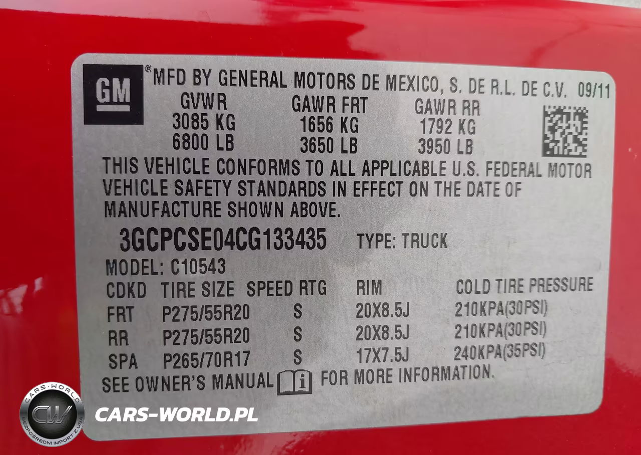 2012 Chevrolet Silverado 1500 Lt VIN:3GCPCSE04CG133435 - 9