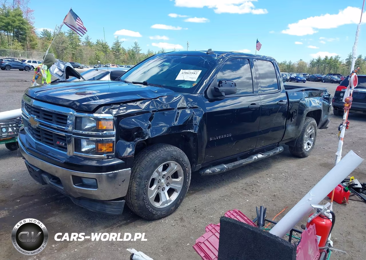 2014 Chevrolet Silverado 1500 2Lt VIN:1GCVKREC4EZ348491 - 2