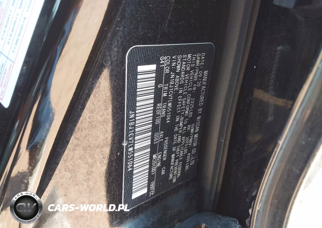 2020 Nissan Rogue Sport Sv Fwd Xtronic Cvt VIN:JN1BJ1CV7LW551064 - 9