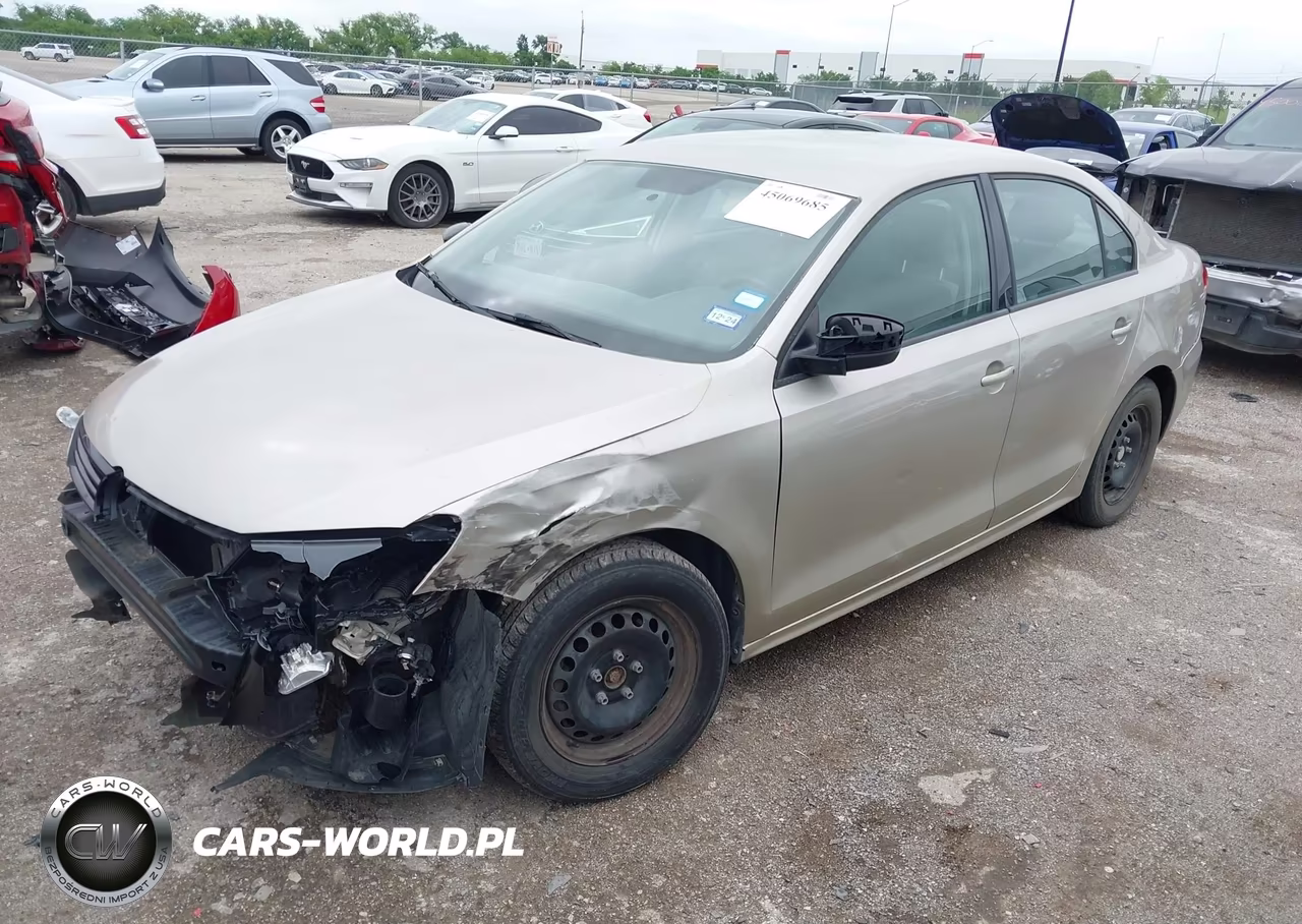 2014 Volkswagen Jetta 2.0L S VIN:3VW2K7AJ5EM291048 - 2