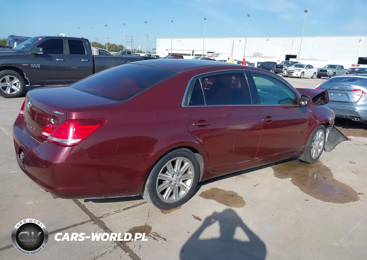 2007 Toyota Avalon Limited VIN:4T1BK36B87U250761 - 4