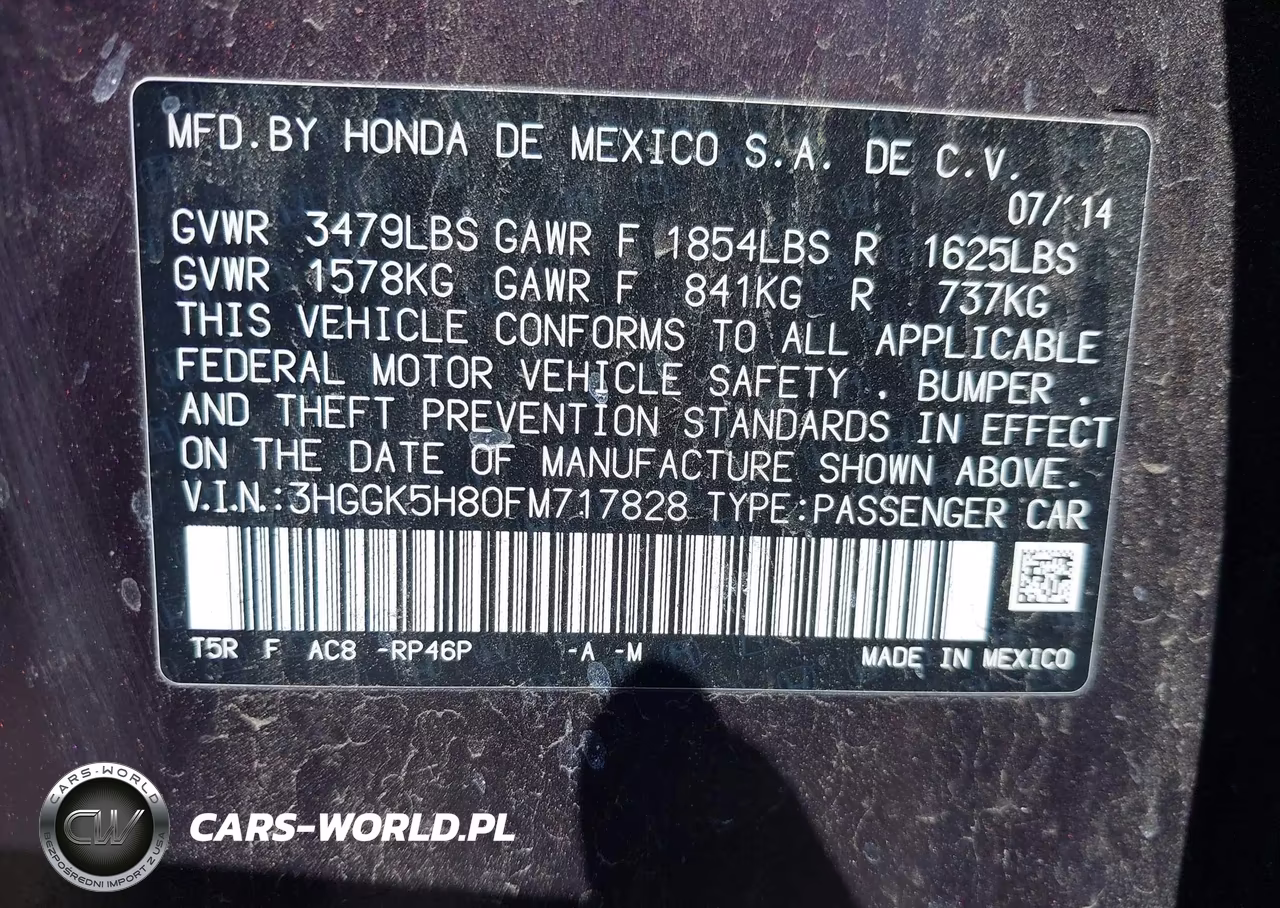 2015 Honda Fit Ex-Ex-L VIN:3HGGK5H80FM717828 - 9
