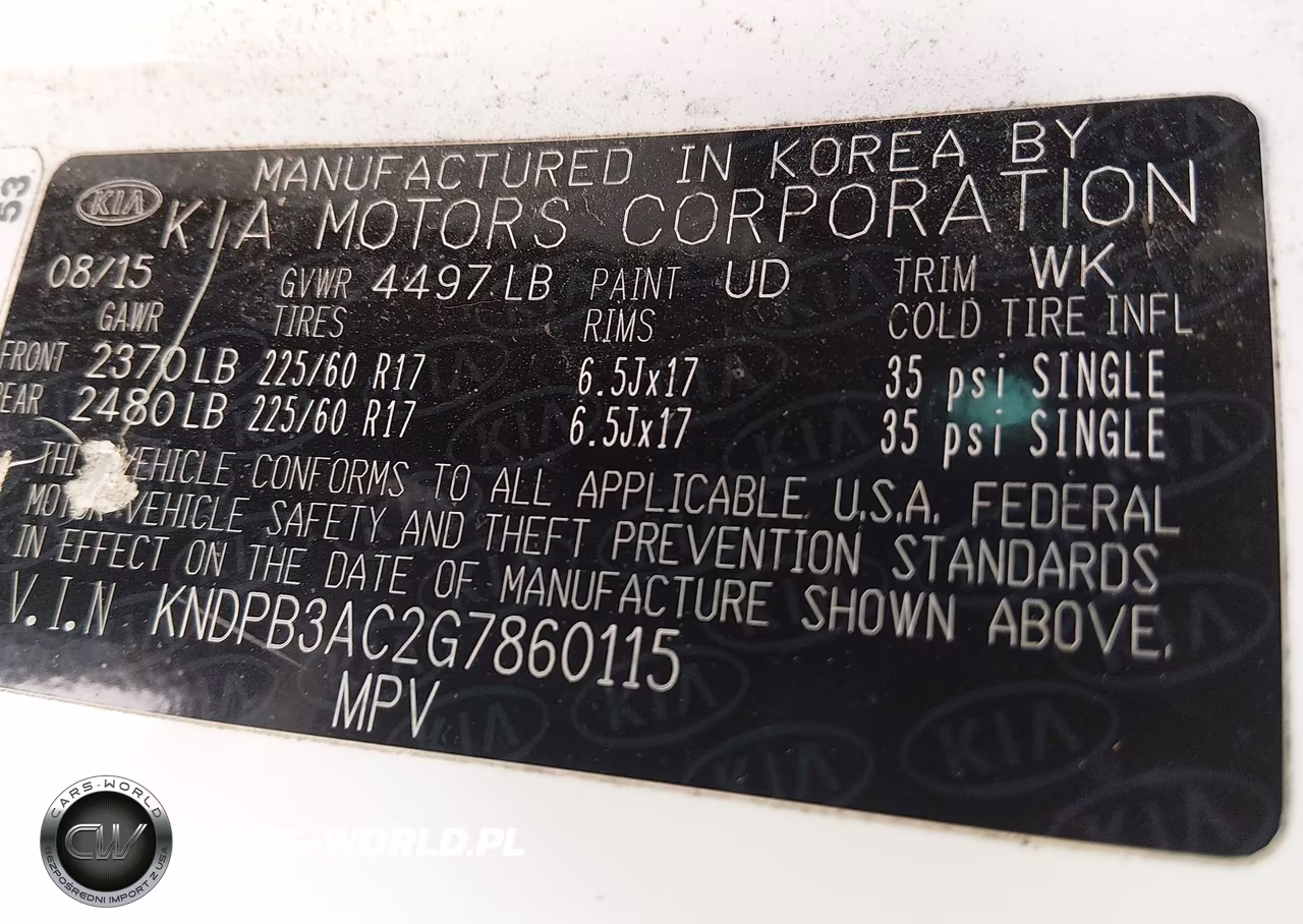 2016 Kia Sportage Lx VIN:KNDPB3AC2G7860115 - 9