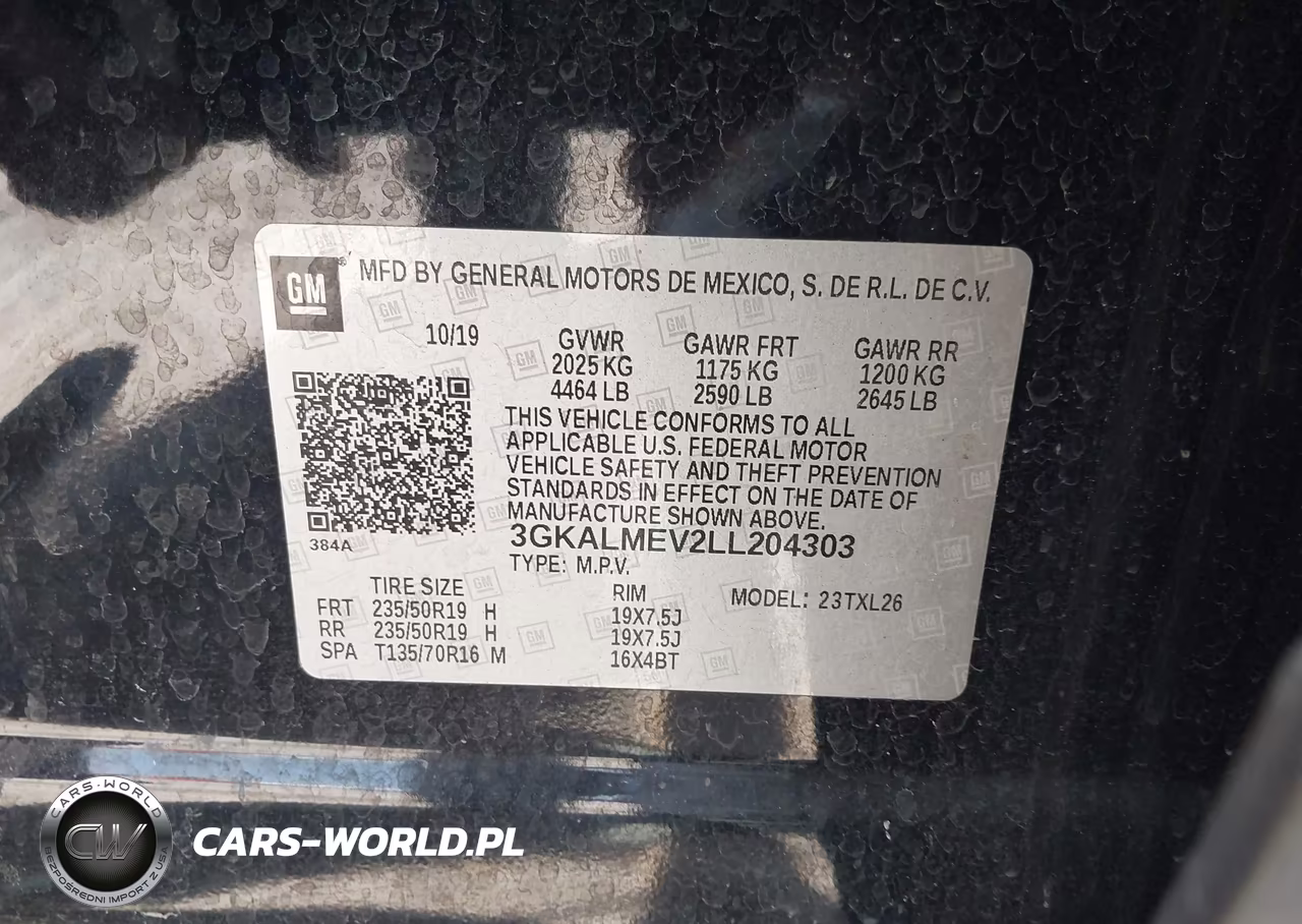 2020 GMC Terrain Fwd Sle VIN:3GKALMEV2LL204303 - 9