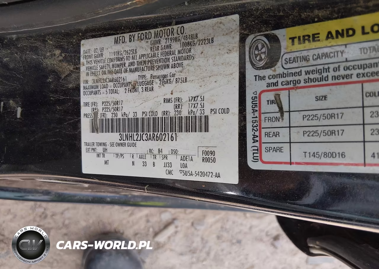 2010 Lincoln Mkz VIN:3LNHL2JC3AR602161 - 9