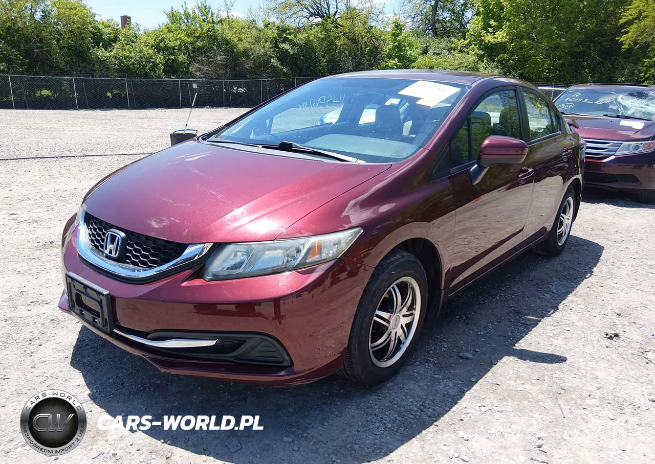 2014 Honda Civic Lx VIN:19XFB2F57EE056051 - 2