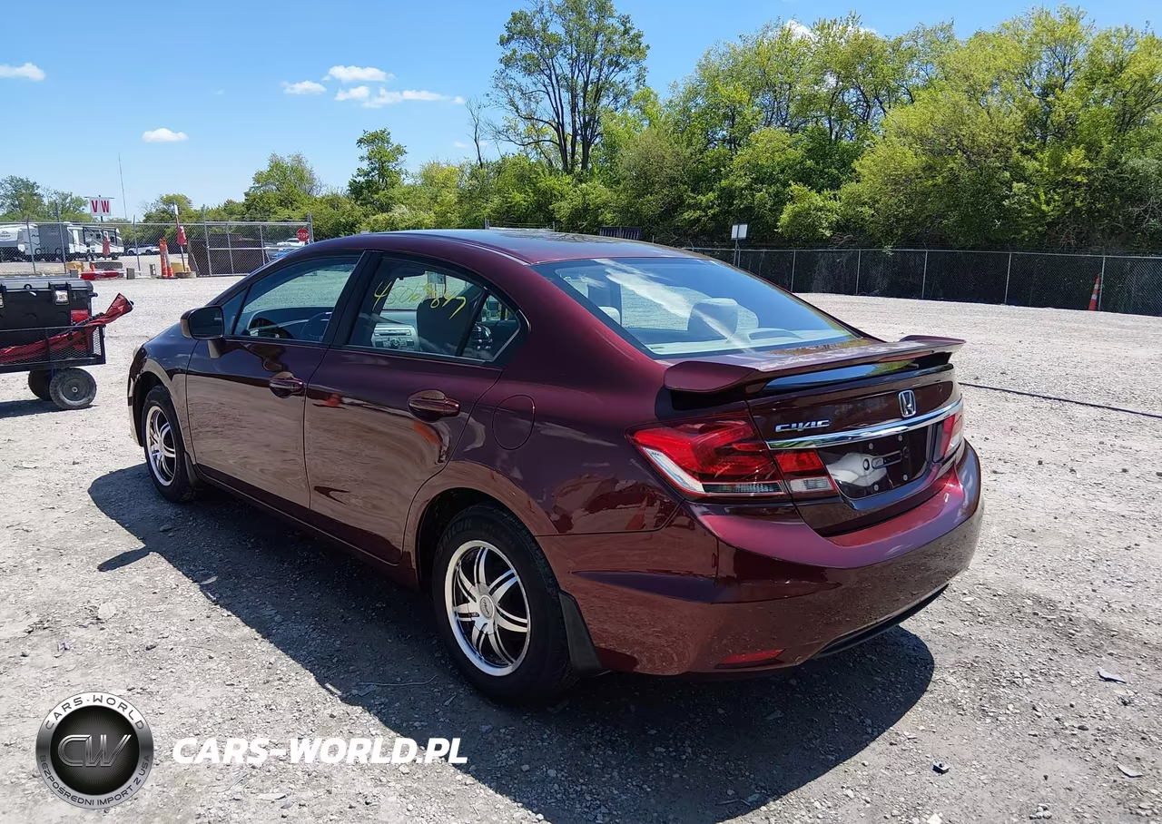 2014 Honda Civic Lx VIN:19XFB2F57EE056051 - 3